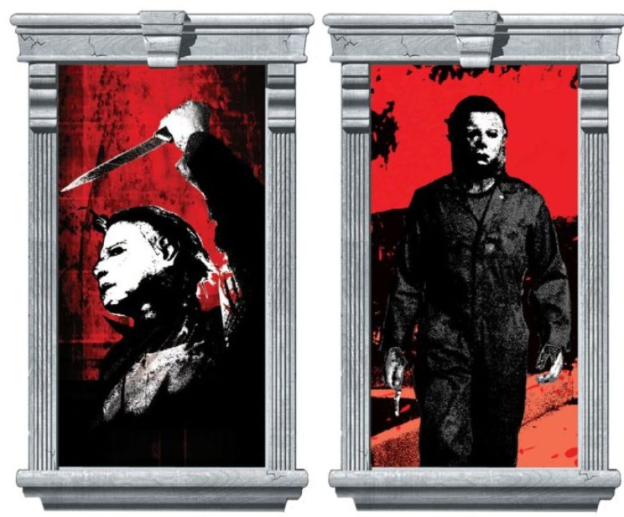 Halloween * | Amscan Michael Myers Window Silhouettes Indoor Decor