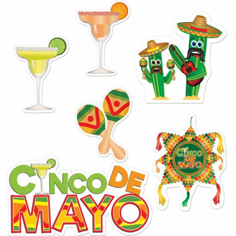 Halloween * | Beistle Party Supplies Cinco De Mayo Cutouts