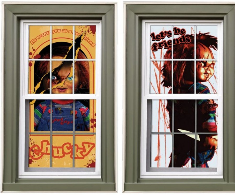 Halloween * | Amscan Child'S Play Chucky Window Silhouettes Indoor Decor