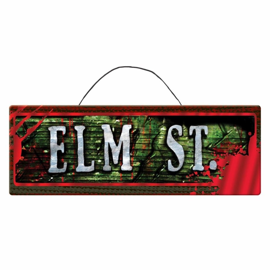 Halloween * | Amscan A Nightmare On Elm Street Sign Indoor Decor