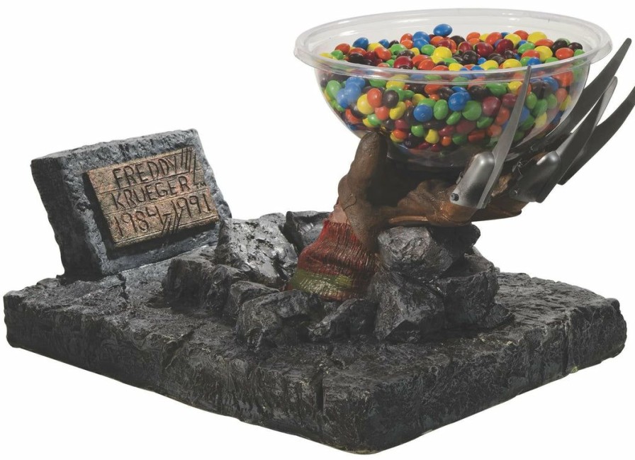 Halloween * | Rubies Candy Bowls And Holders Nightmare On Elm Street- Freddy Krueger Hand Candy Bowl Holder