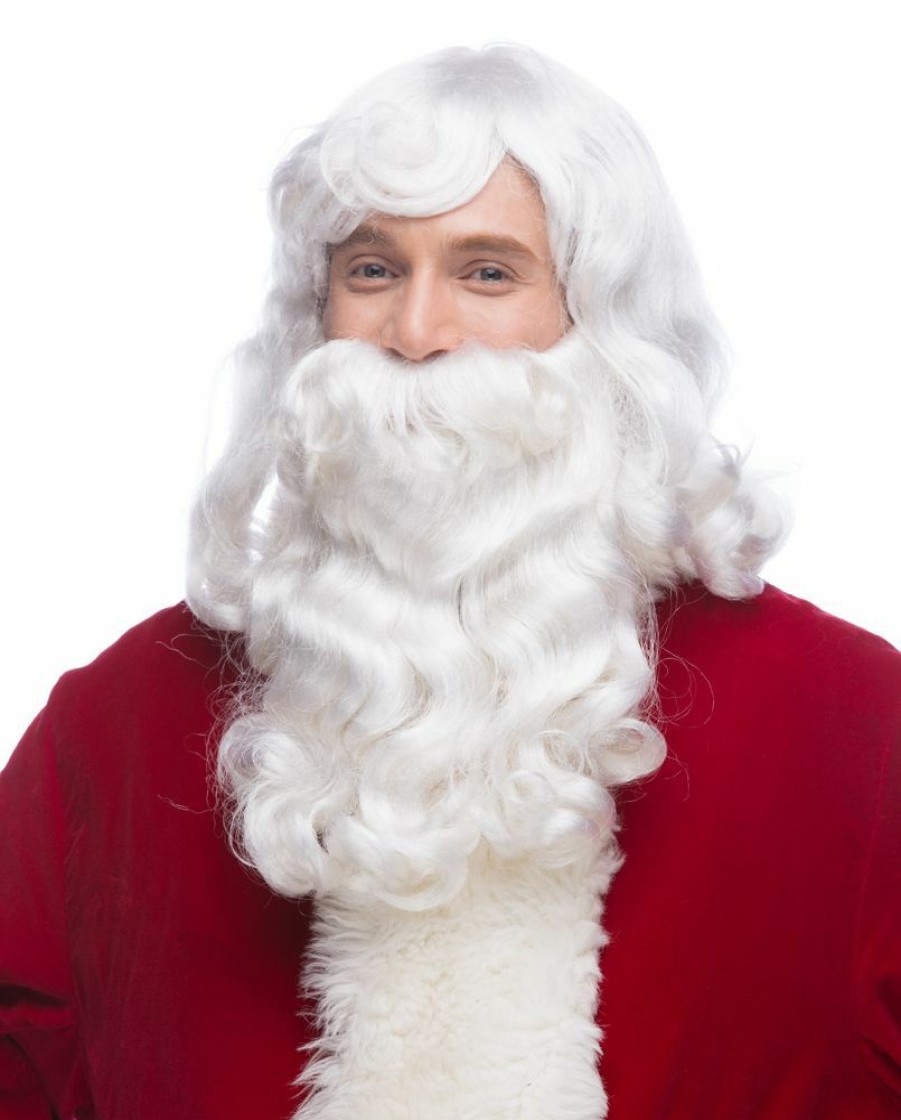 Christmas * | West Bay Kanekalon Santa Claus Wig And Beard Set