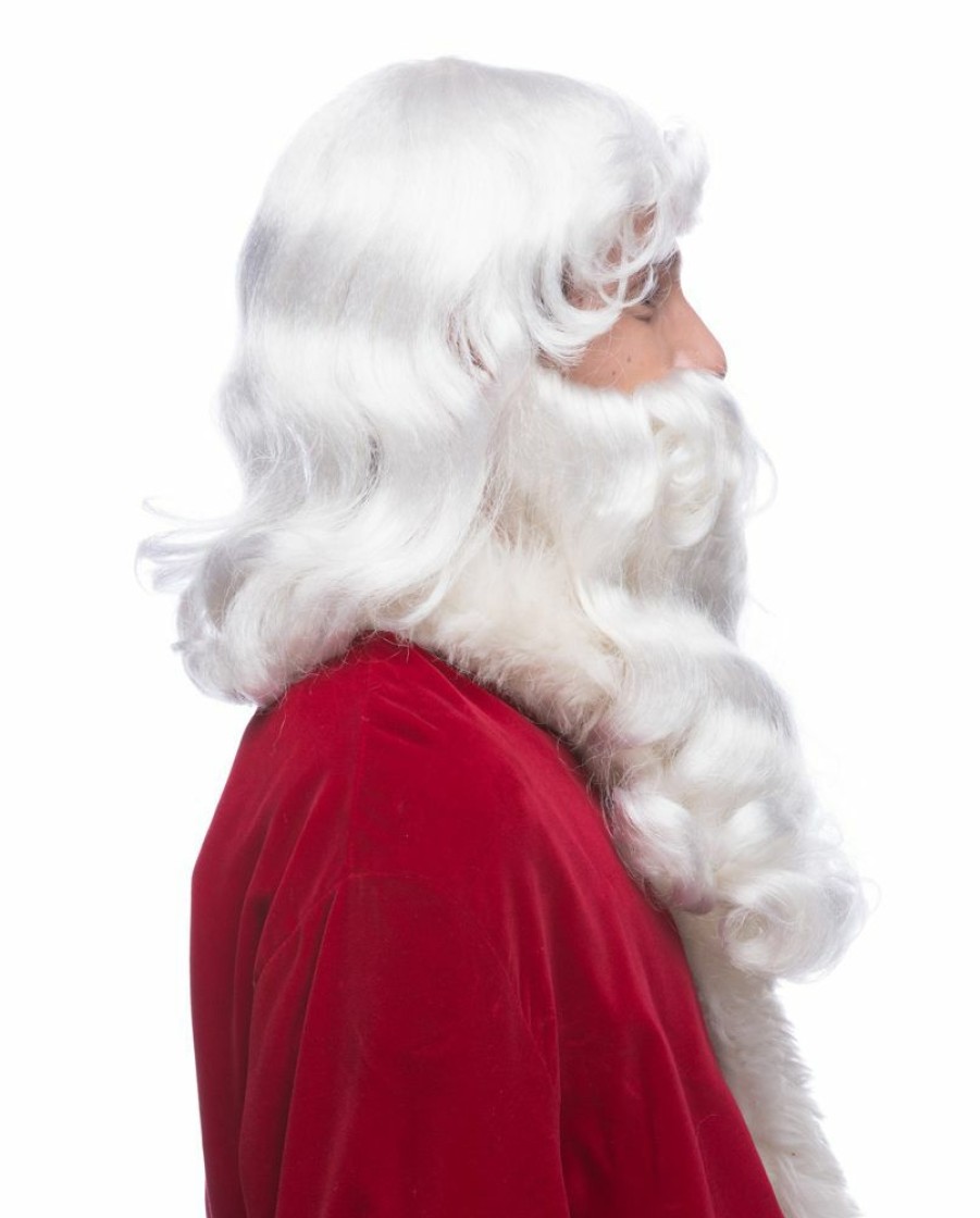 Christmas * | West Bay Kanekalon Santa Claus Wig And Beard Set