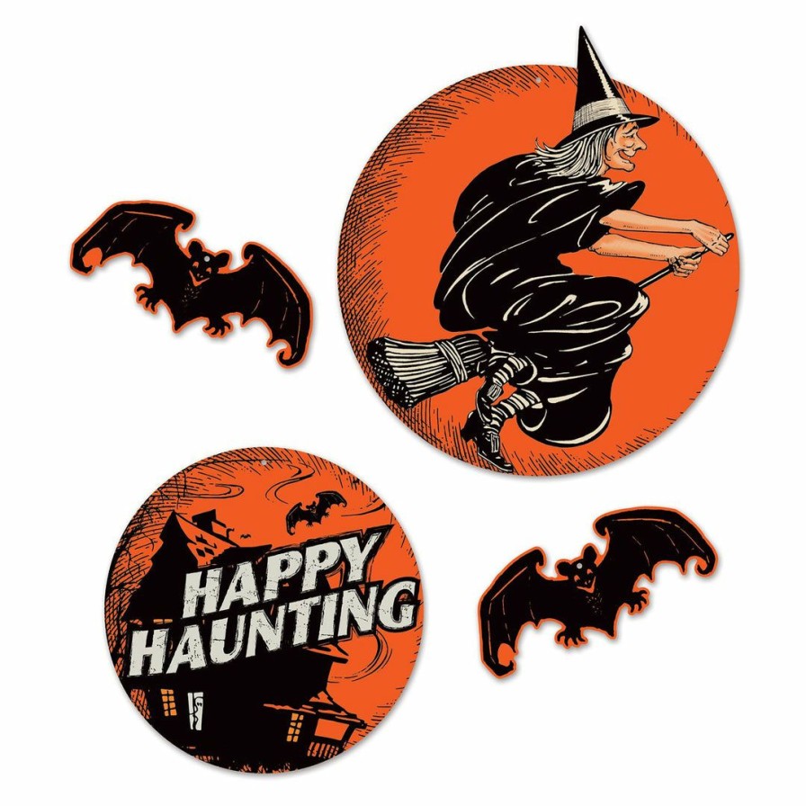 Halloween * | Beistle Vintage Halloween Cutouts