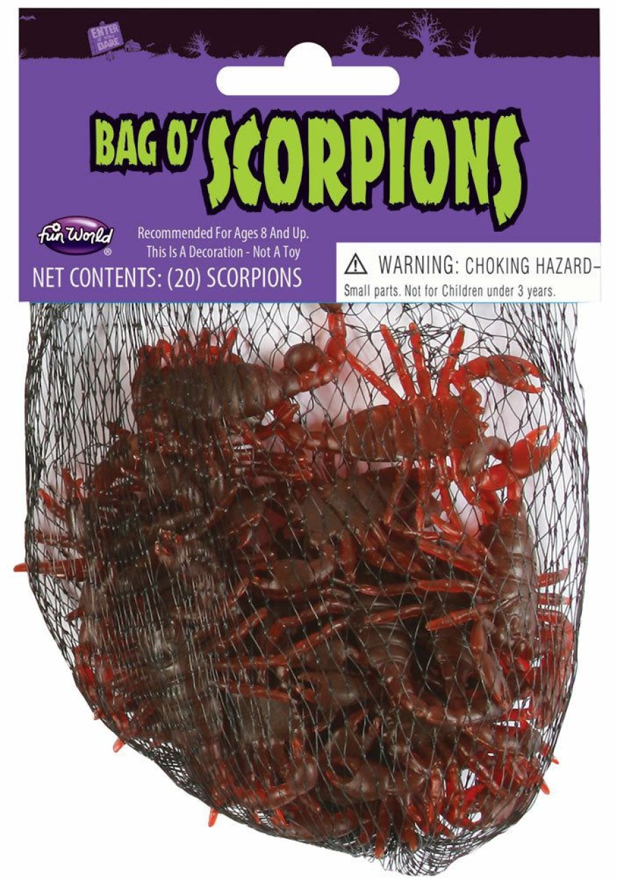 Halloween * | Fun World Scorpion Prop 20/Pcs Indoor Decor