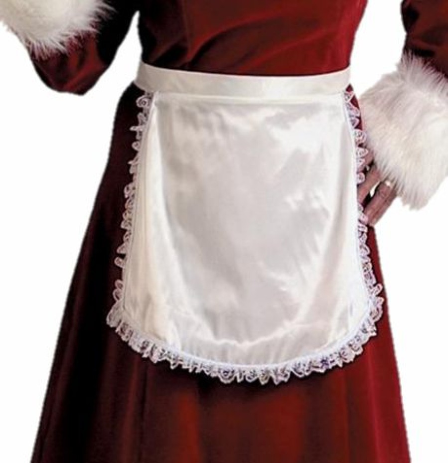 Christmas * | Halco Mrs. Claus Satin Apron