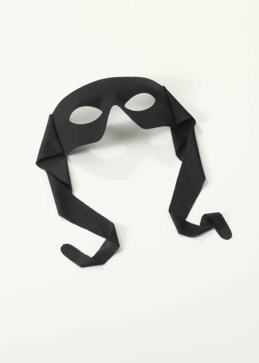 Mardi Gras * | Forum Novelties Half Mask Super Hero Black Half Masks