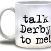 Derby * | Taste Of Kentucky Talk Derby To Me! Mug Equestrian Gifts