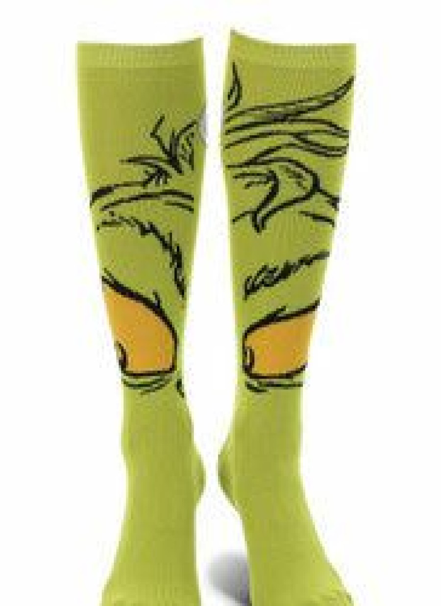 Christmas * | Elope Dr. Seuss' The Grinch Character Knee Socks