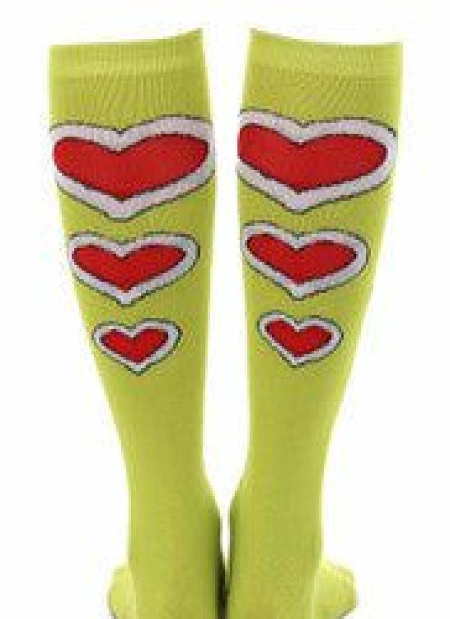 Christmas * | Elope Dr. Seuss' The Grinch Character Knee Socks