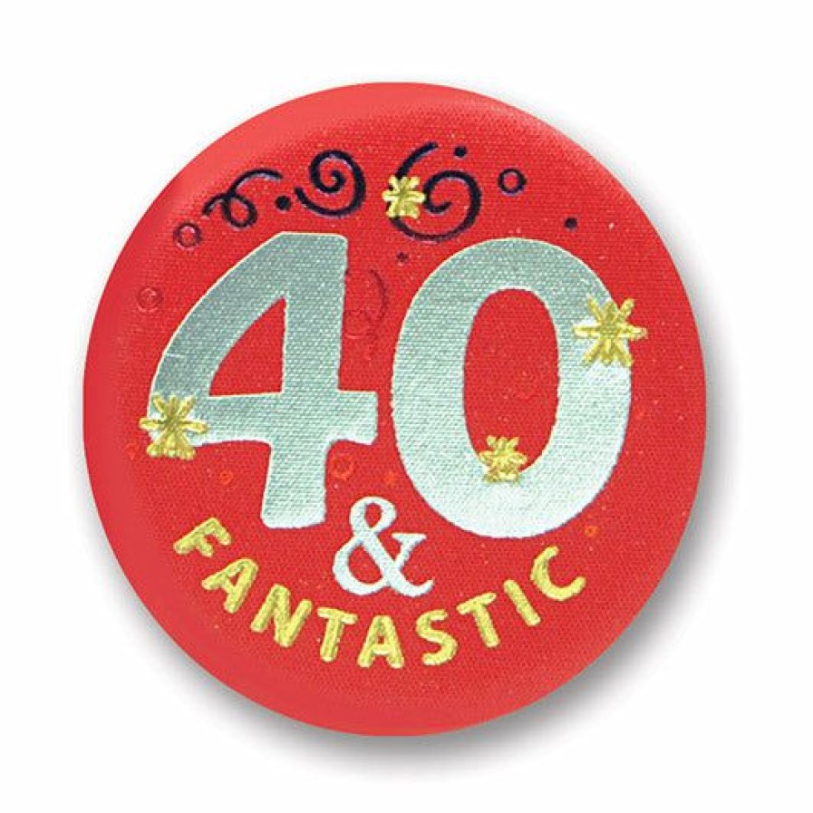 Halloween * | Beistle Party Supplies 40 & Fantastic Satin Button