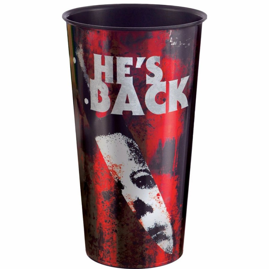 Halloween * | Amscan Halloween Ii He'S Back Metallic Print Plastic Cup Party Supplies