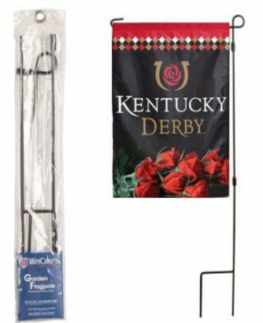 Derby * | Wincraft Garden Flag Pole Kentucky Derby Icon Merchandise