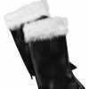 Christmas * | Halco Christmas Accessories Professional Naugahyde Santa Claus Boot Tops