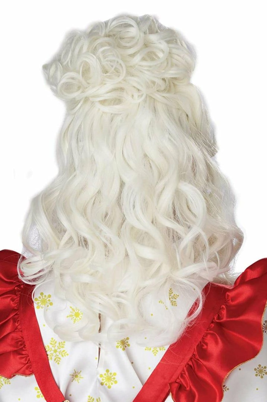 Christmas * | California Costume Mrs. Claus Accessories Mrs. Claus Wig With Clip-In Bun