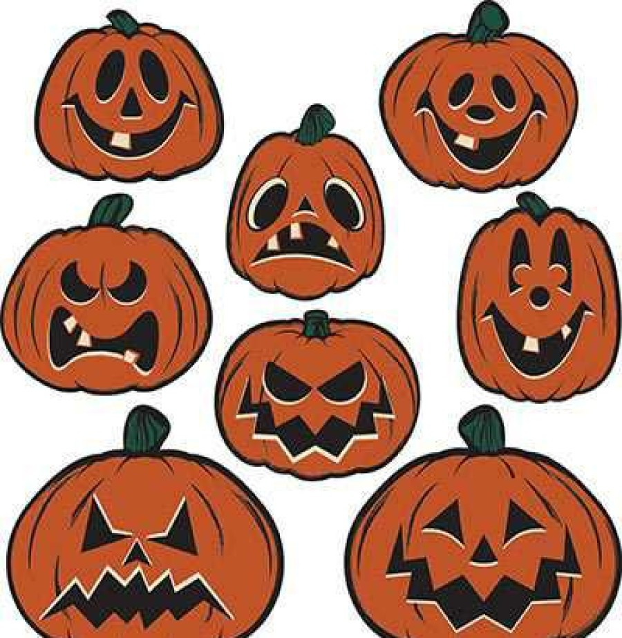 Halloween * | Beistle Vintage Halloween Pumpkin Cutouts- Vintage Beistle