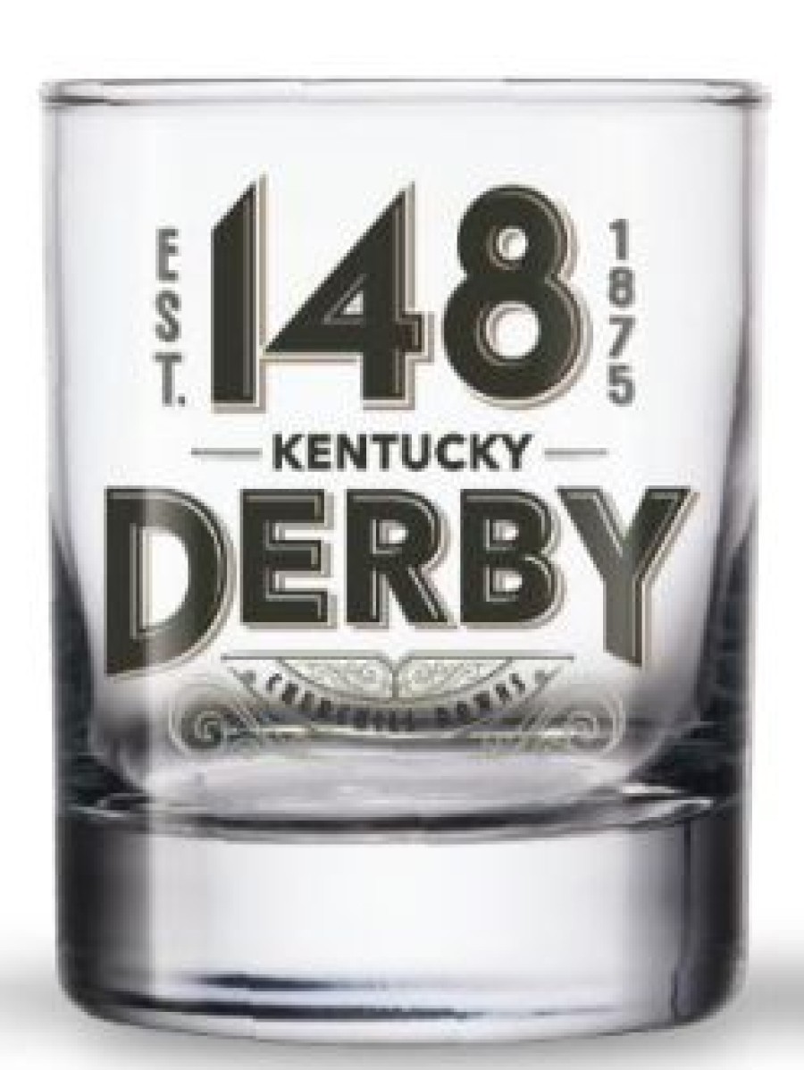 Derby * | Tcg Continuum 148Th Kentucky Derby Merchandise Kentucky Derby 148 Double Old Fashioned Glass