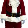 Christmas * | Halco Crimson Velveteen Santa Claus Suit