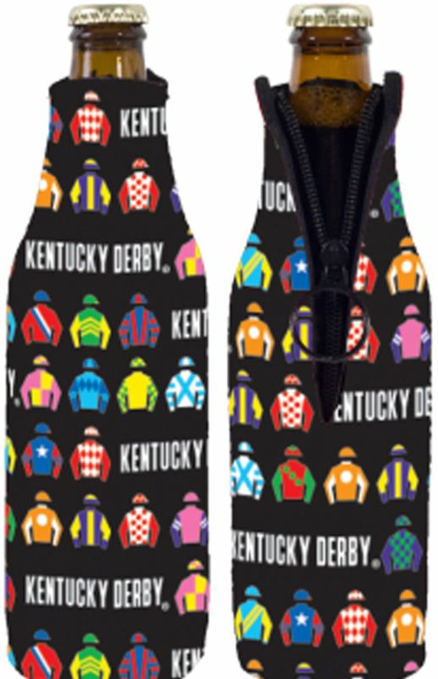 Derby * | West Coast Novelty Kentucky Derby Jockey Silks Bottle Holder