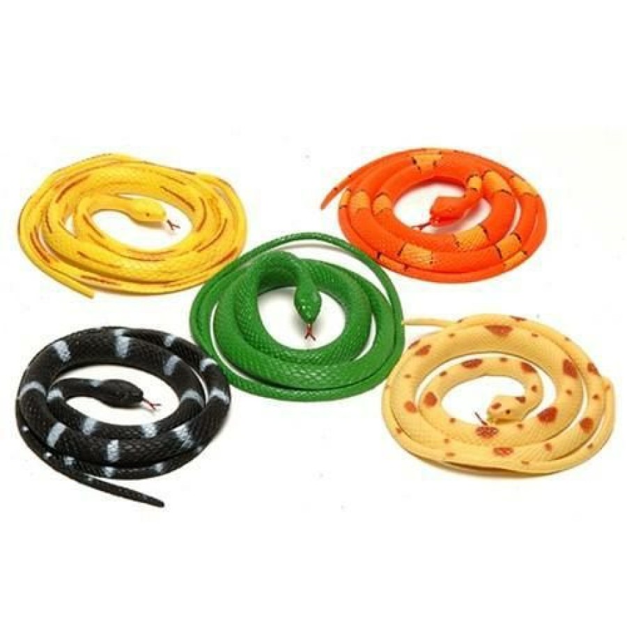 Halloween * | Dillon Indoor Decor Rubber Snake- 42 Inch- Asst Colors-