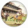 Derby * | Caufield'S Novelty Vintage Derby Racetrack Button