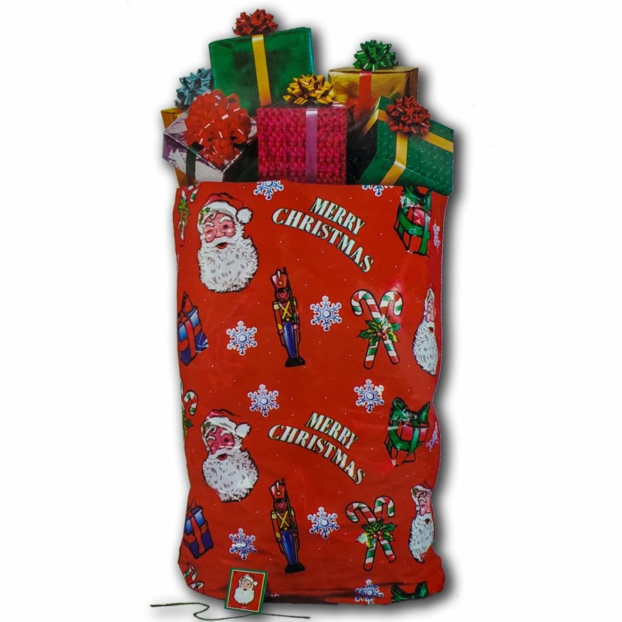 Christmas * | Beistle Santa Accessories Vintage Christmas Giant Gift Sack