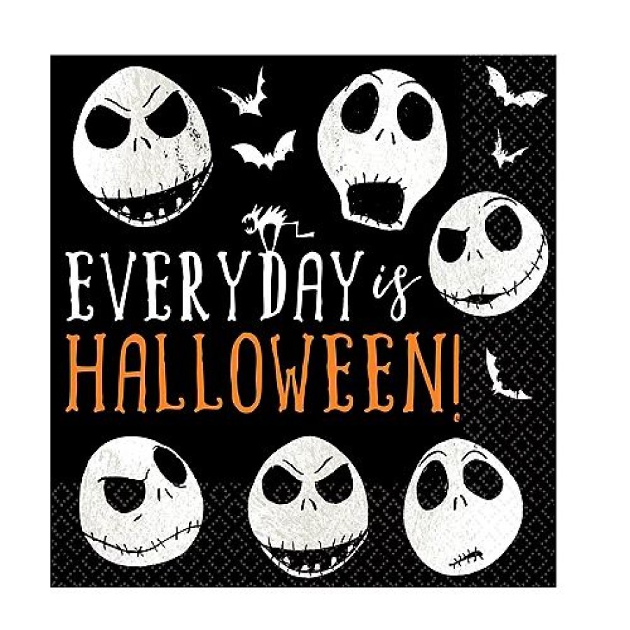 Halloween * | Amscan The Nightmare Before Christmas Luncheon Napkins 16/Pkg