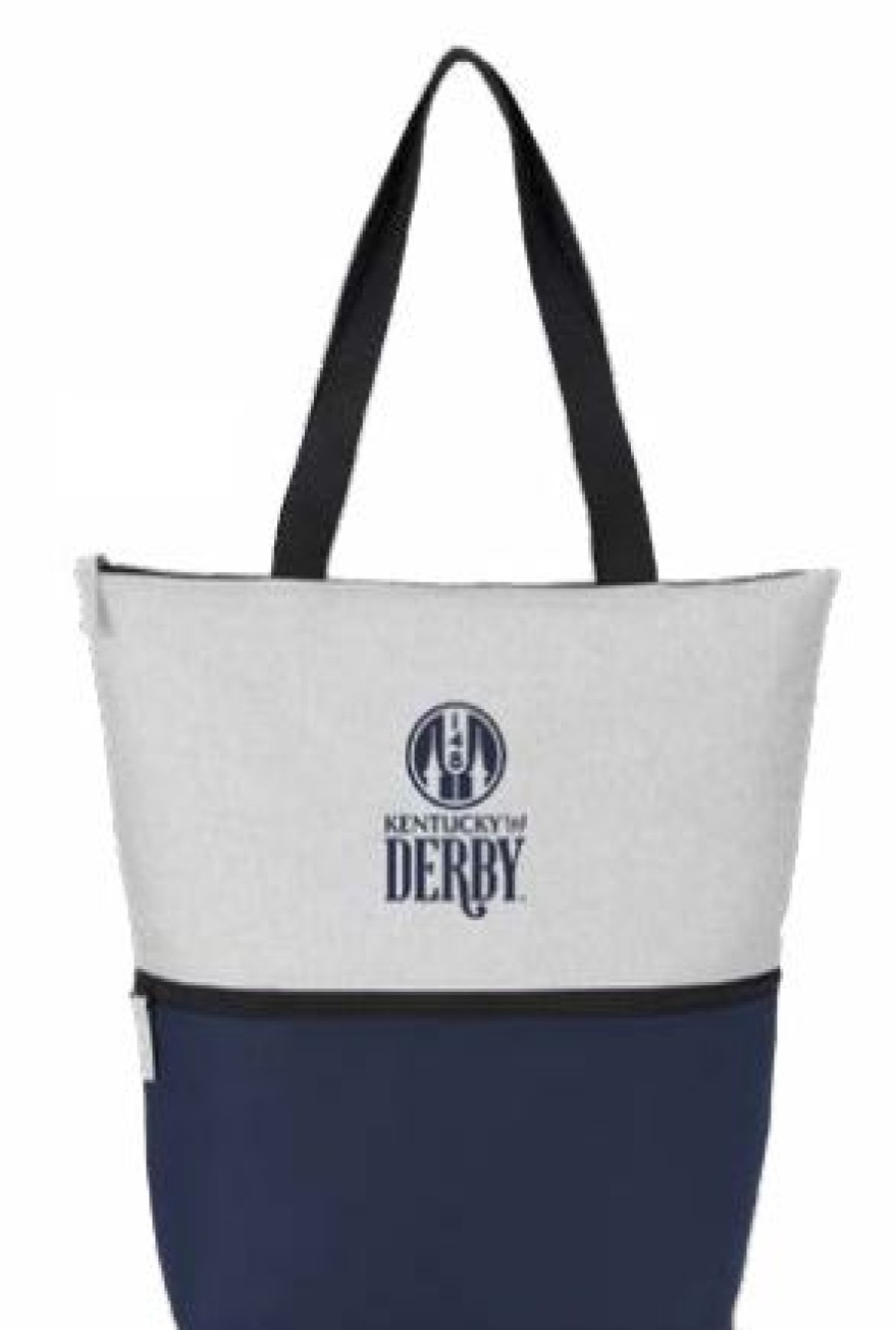 Derby * | Dyehard Fan Supply 148Th Kentucky Derby Merchandise Kentucky Derby 148 Zippered Tote Bag