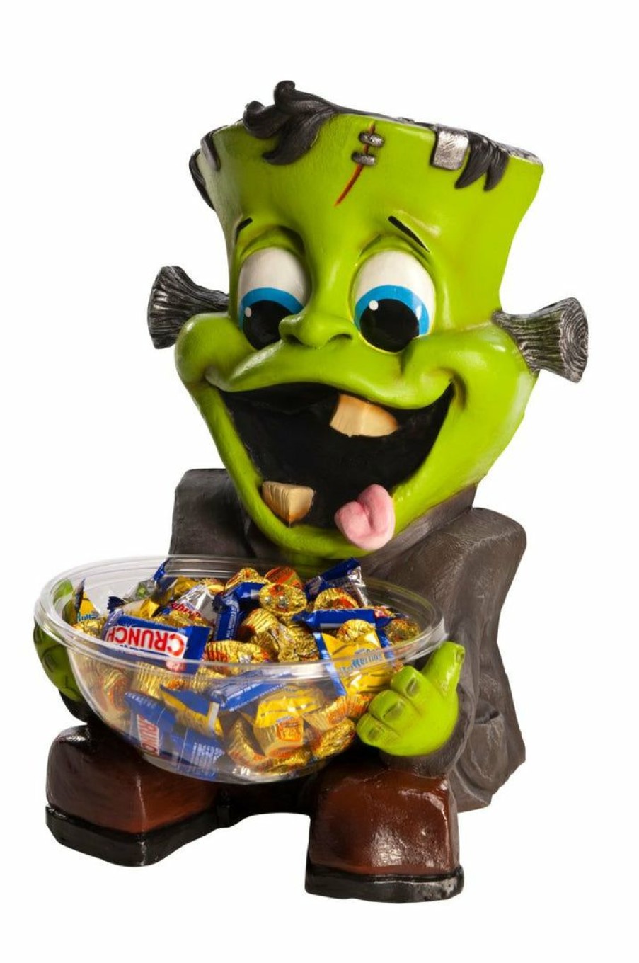 Halloween * | Rubies Frankie- Licensed Candy Bowl Holder Candy Bowls And Holders