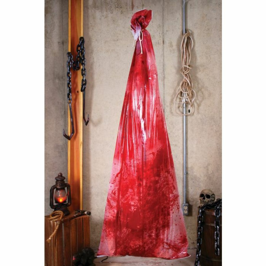 Halloween * | Fun World Bloody Body In A Bag Haunting Props