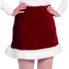 Christmas * | Halco Christmas Accessories Mrs. Claus Burgundy Velveteen Skirt