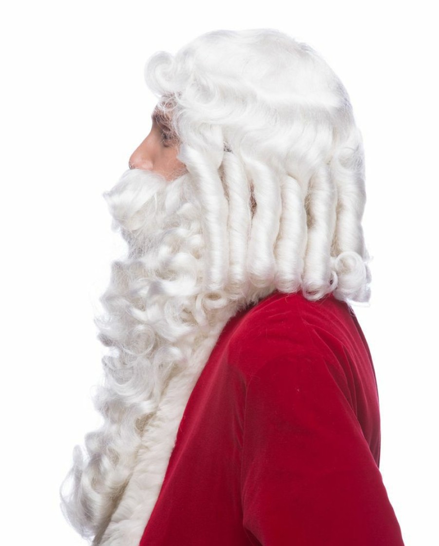 Christmas * | West Bay Professional Quality Teviron Santa Claus Wig And Beard Set