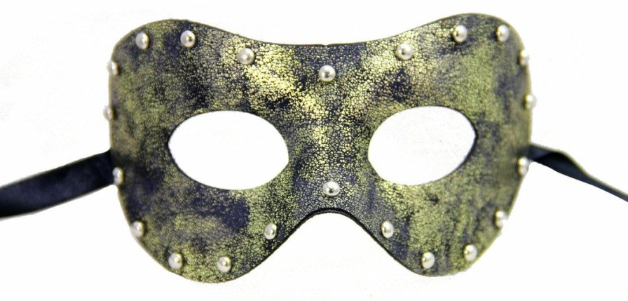 Mardi Gras * | Bauer Pacific Gold Soren Mask W/Studs