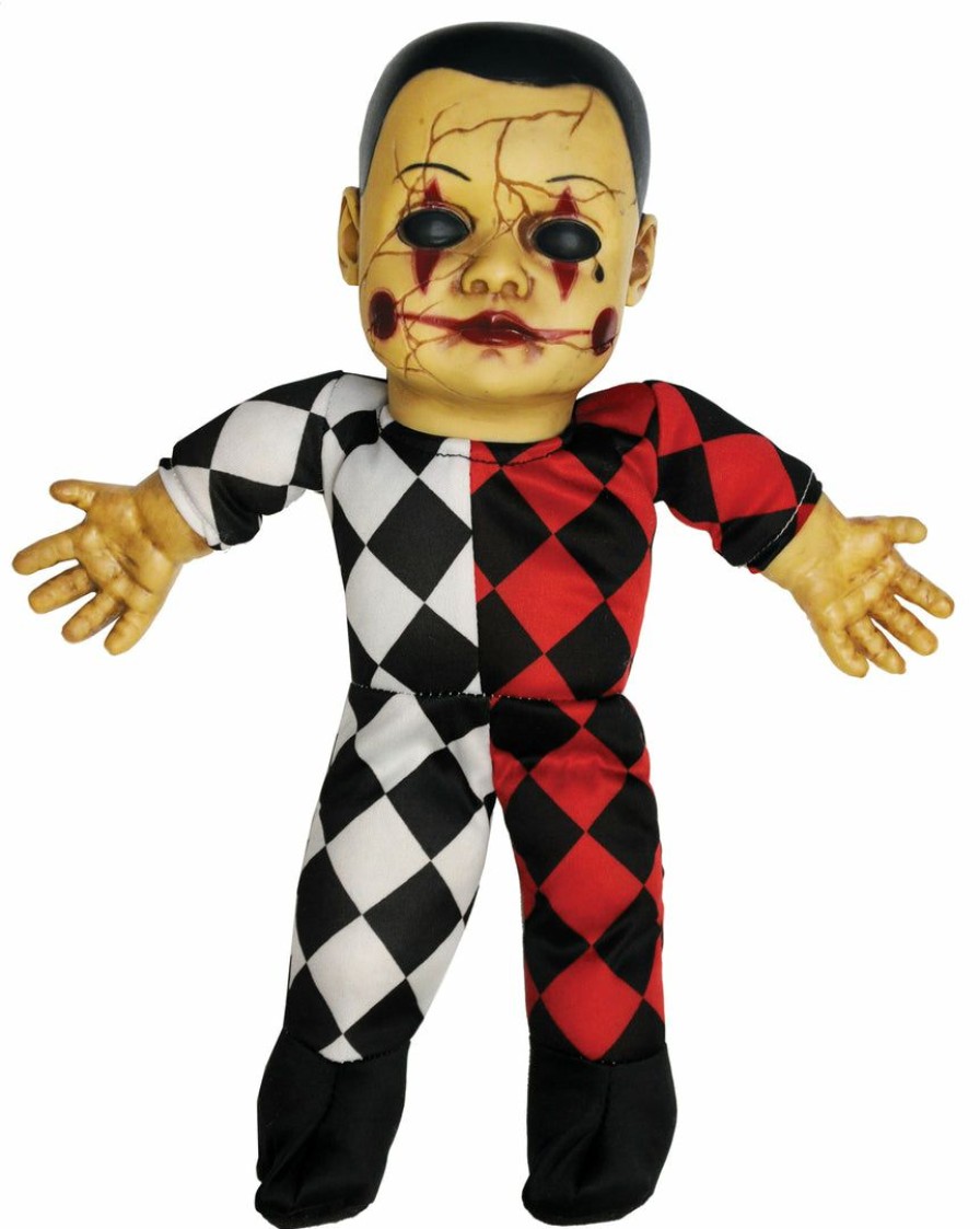 Halloween * | Morris Costumes Indoor Decor Hellequin Harlequin Clown Haunted Doll W/Sound