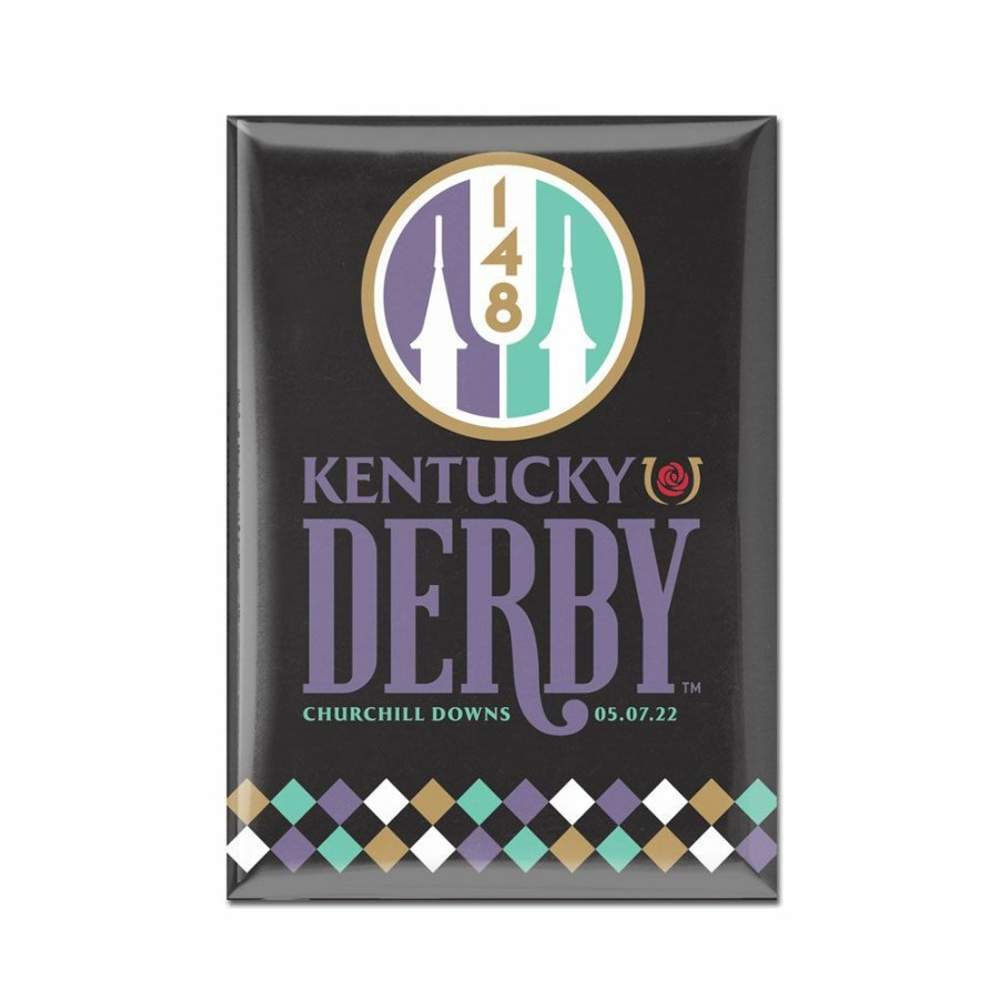 Derby * | Wincraft 148Th Kentucky Derby Merchandise Kentucky Derby 148 2.5 X 3.5 Metal Magnet