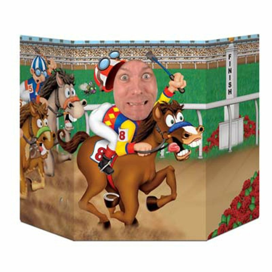 Derby * | Beistle Horse Racing Photo Prop Horse Racing Decor And Accessories