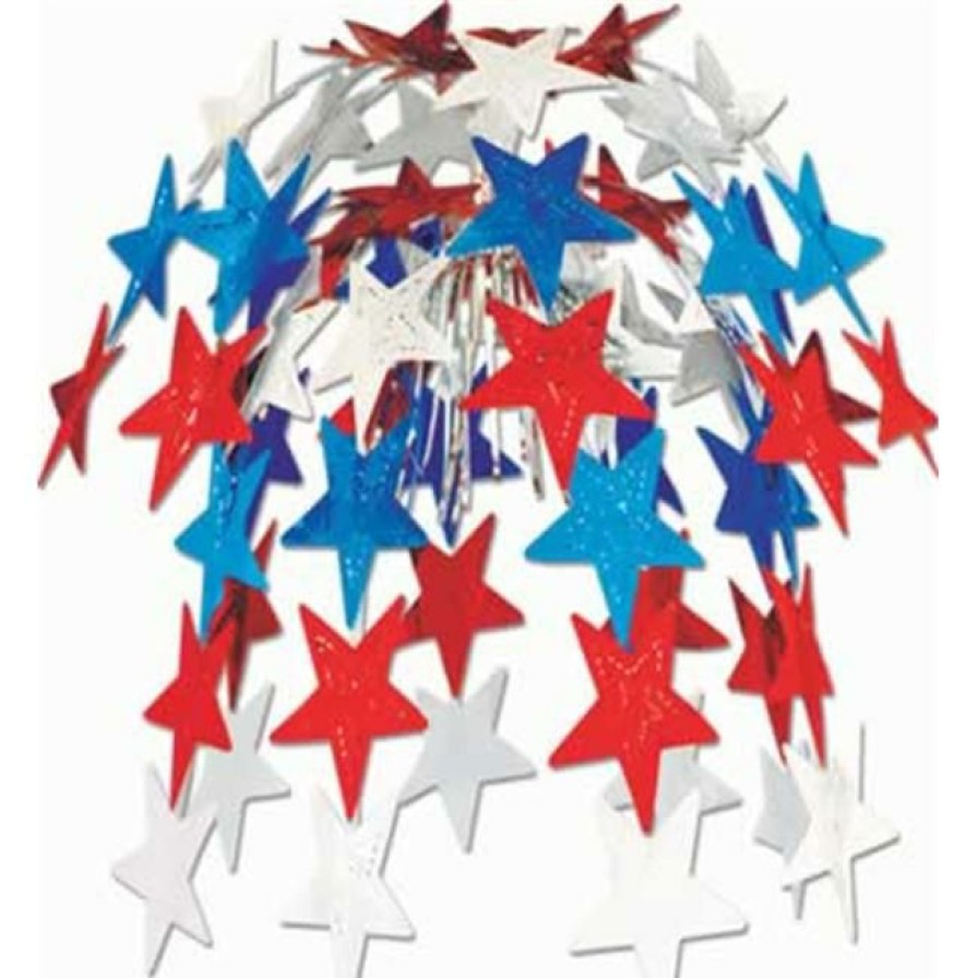 Halloween * | Beistle 4Th Of July Star Cascade Decor