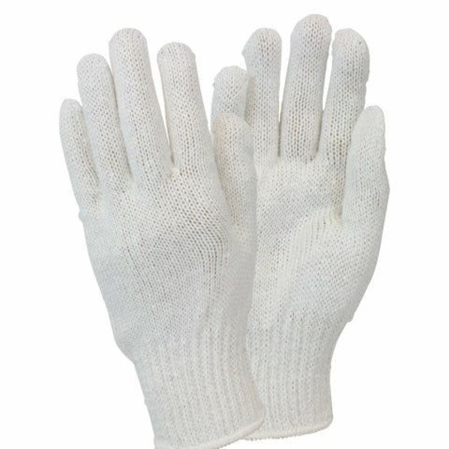 Christmas * | Caufield'S Novelties White Knit Santa Gloves