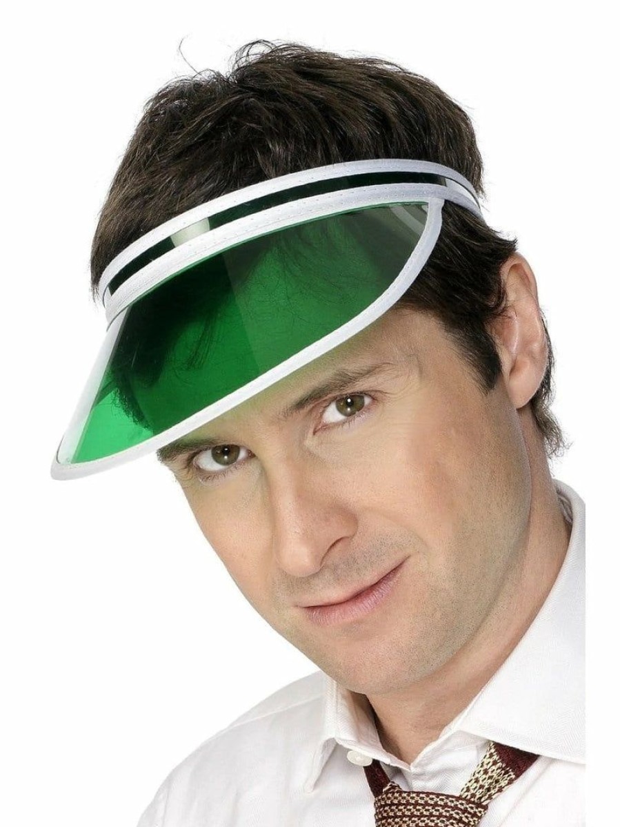 Derby * | Smiffy'S Green Poker Visor