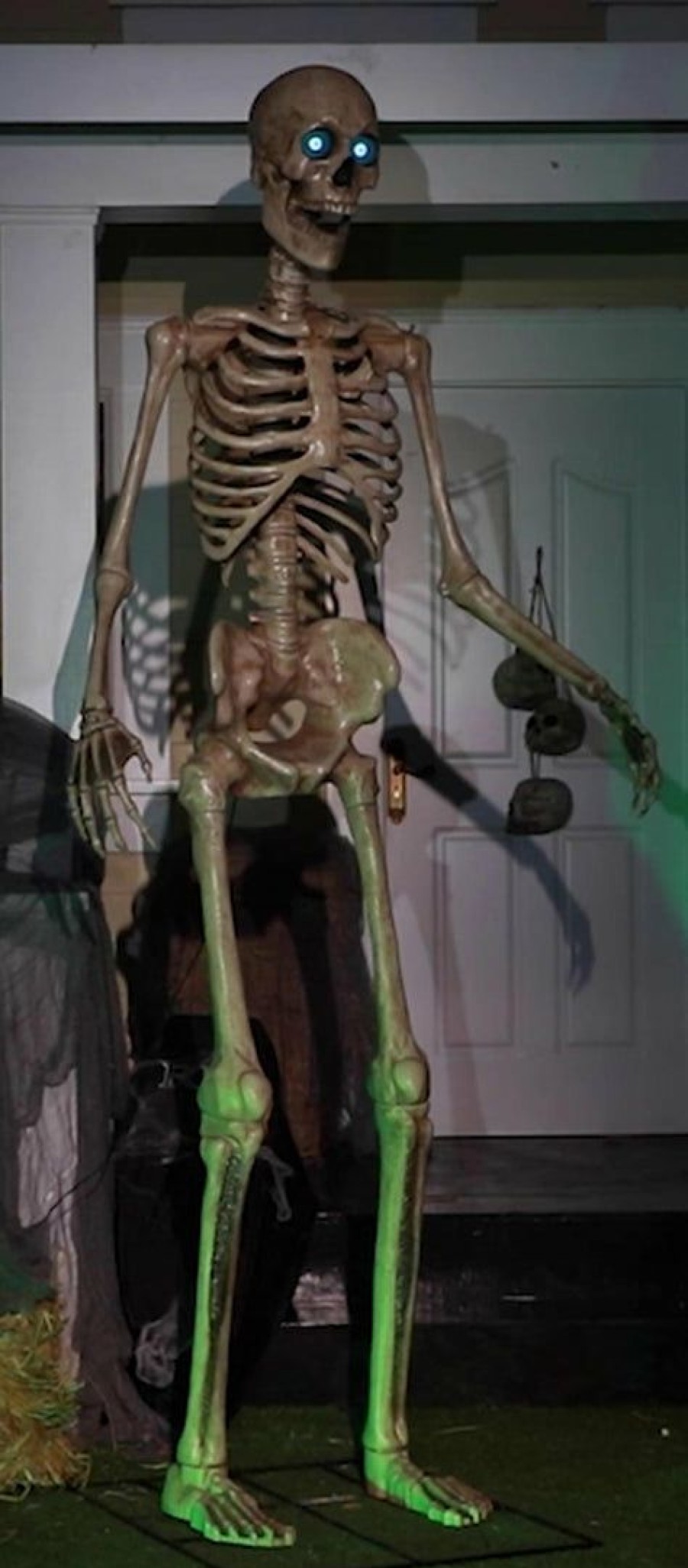 Halloween * | Morris Costumes 8 Towering Skeleton Animated Prop Electronic And Animated Props