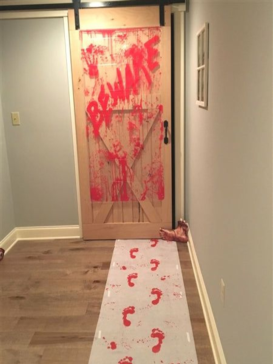 Halloween * | Beistle Indoor Decor Bloody Door Cover