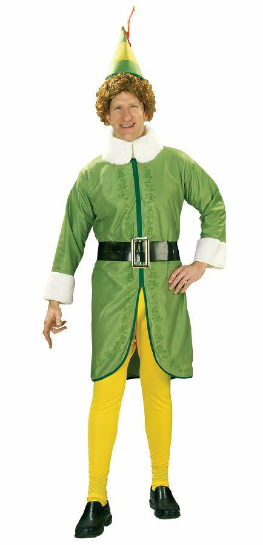 Christmas * | Rubie'S Santa'S Helpers Elf Buddy The Elf Adult Costume