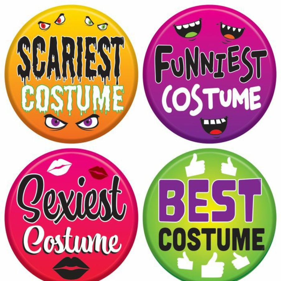 Halloween * | Beistle Party Supplies Halloween Costume Buttons