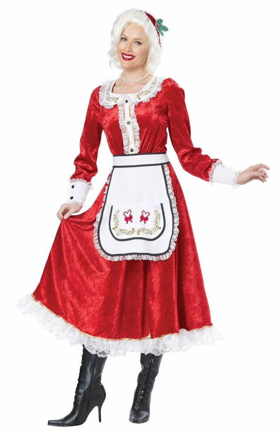 Christmas * | California Costume Mrs. Claus Costumes Classic Mrs. Claus Adult Costume