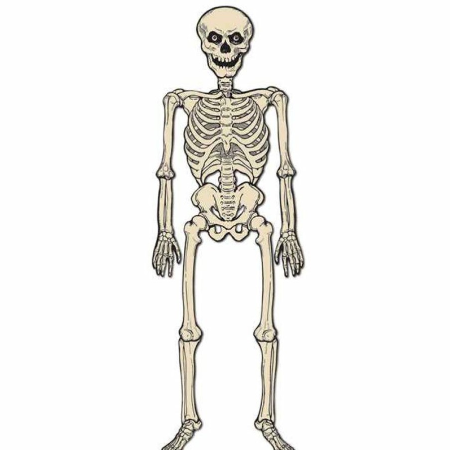 Halloween * | Halloween Jointed Skeleton- Vintage Beistle Beistle Vintage Halloween