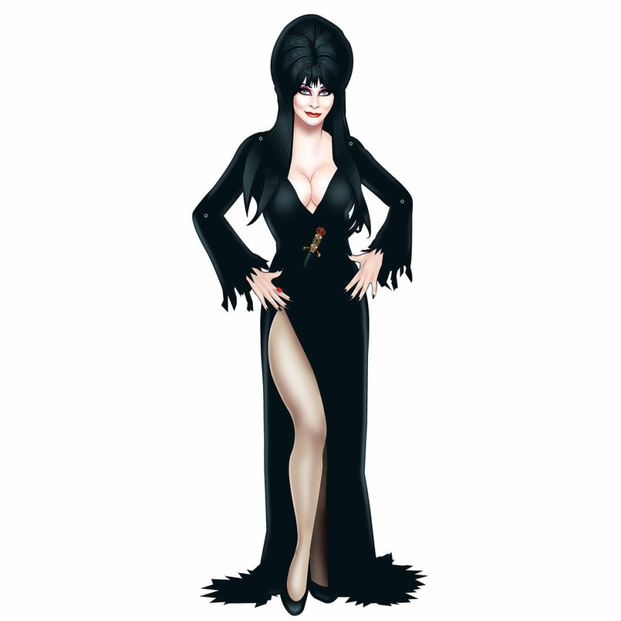 Halloween * | Beistle Indoor Decor Elvira Jointed Cutout