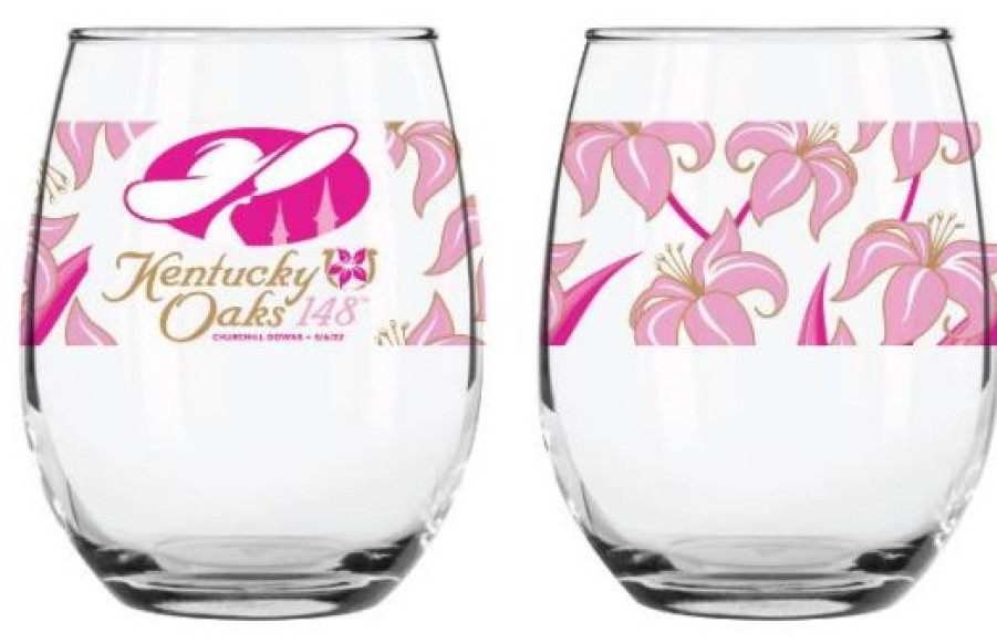 Derby * | Tcg Continuum Kentucky Oaks 148 Lily Stemless Glass 148Th Kentucky Derby Merchandise