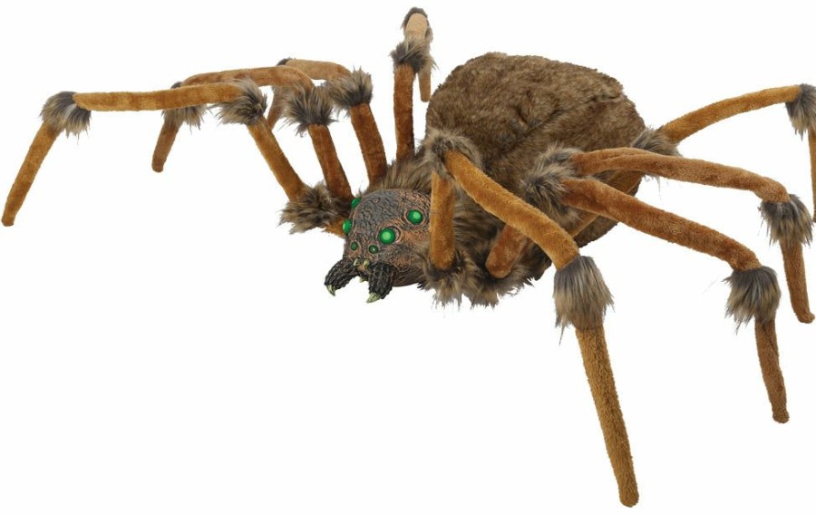 Halloween * | Fun World Deluxe Brown Wolf Spider Light-Up Prop