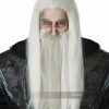 Christmas * | California Costumes Dark Wizard Wig Santa Wig And Beard Sets