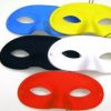 Mardi Gras * | Forum Novelties Half Mask Domino Black Half Masks